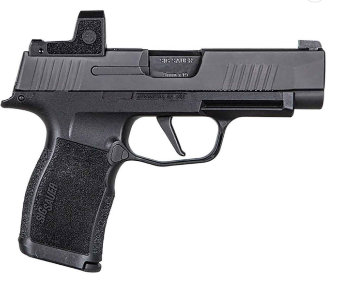 Sig Sauer P365 X 9mm Luger 3.1in Black Steel Pistol - 12+1 Rounds